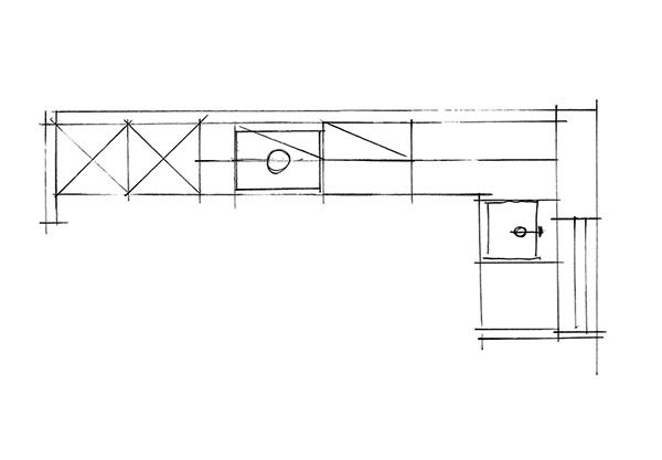 Küchenkonfigurator - Step 1 L-Form